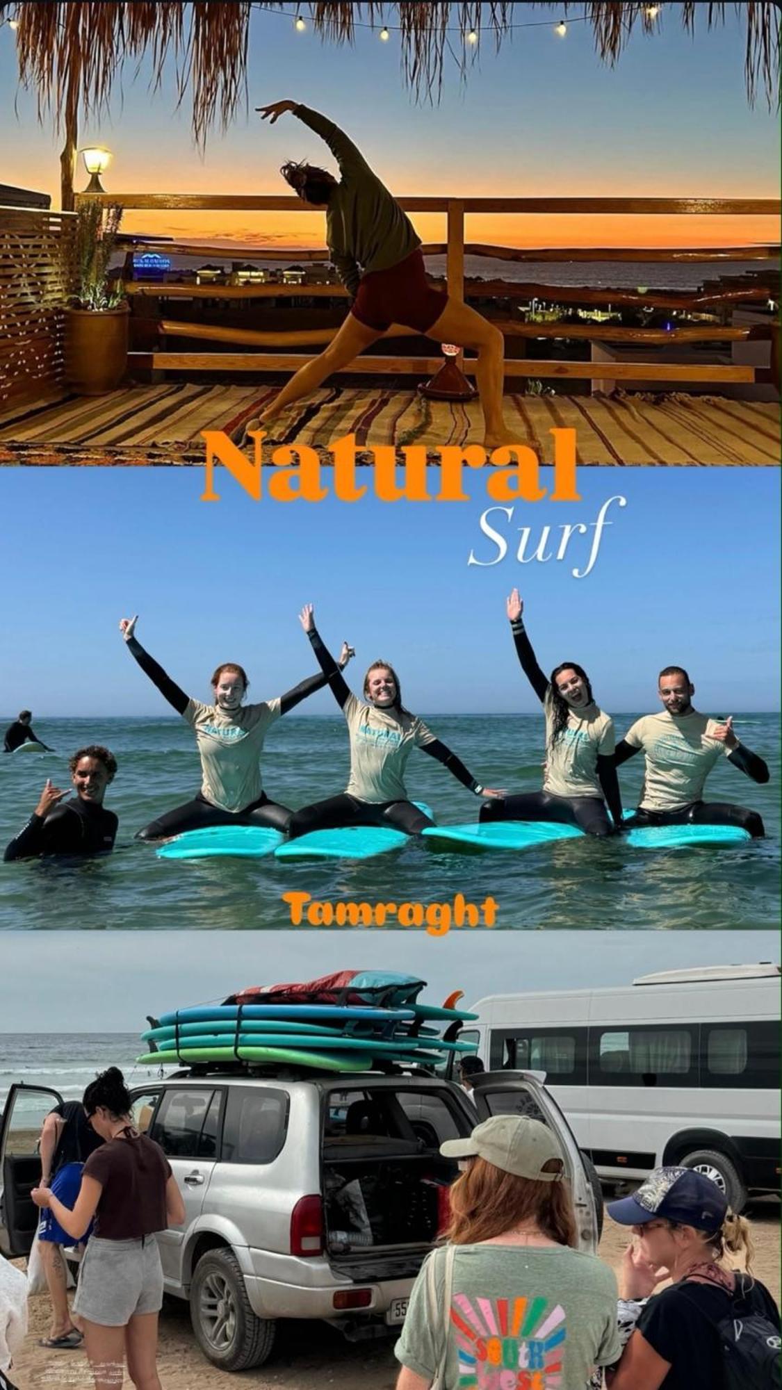 Natural Surf House Tamraght Eksteriør billede